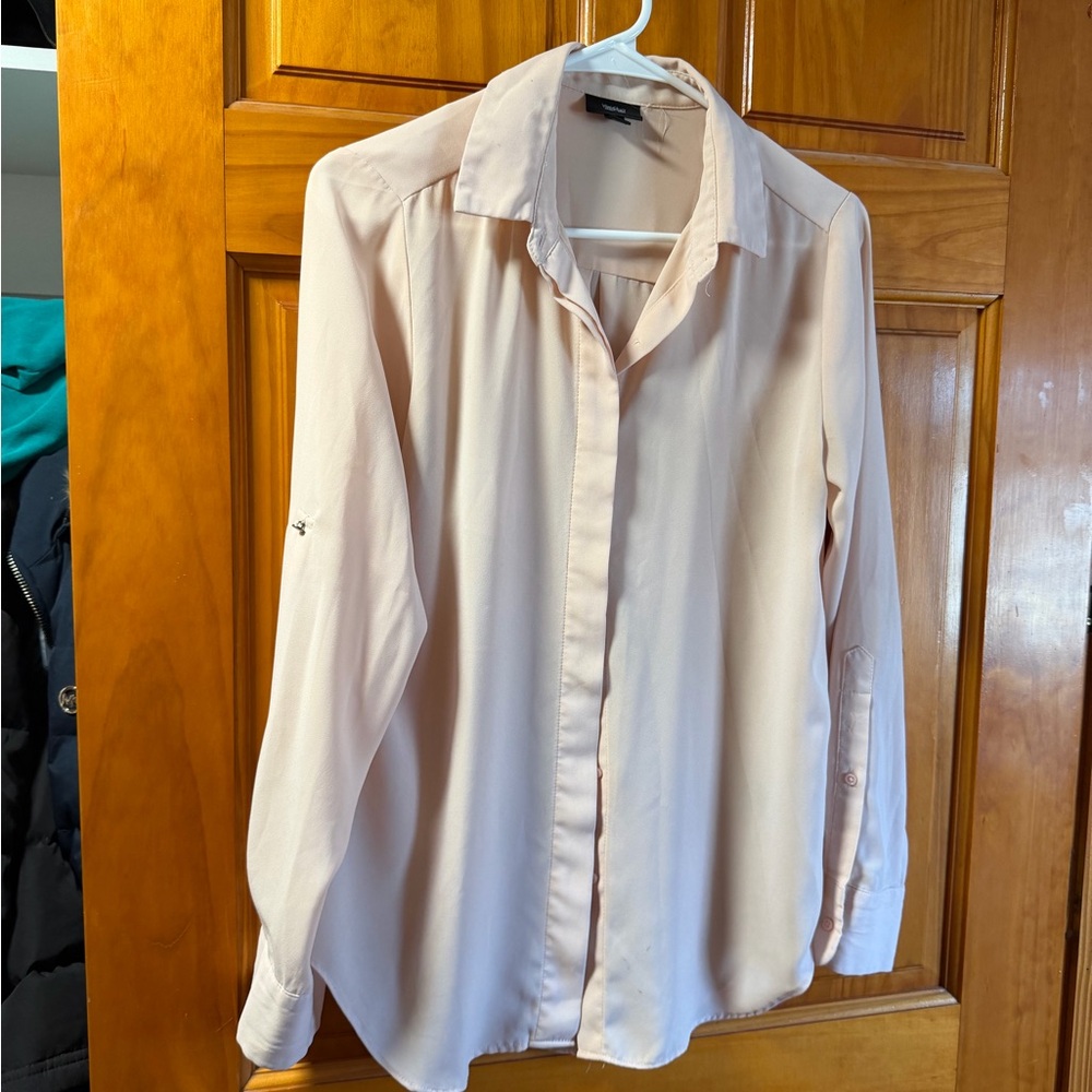 Light Pink Button-Up Shirt